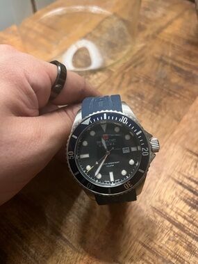 Swiss Military Hanowa Men's Blue Dive Watch